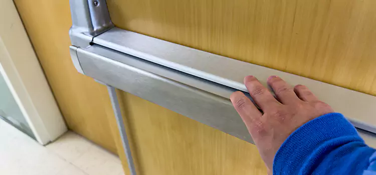 Installing a Push Bar on a Door Allen